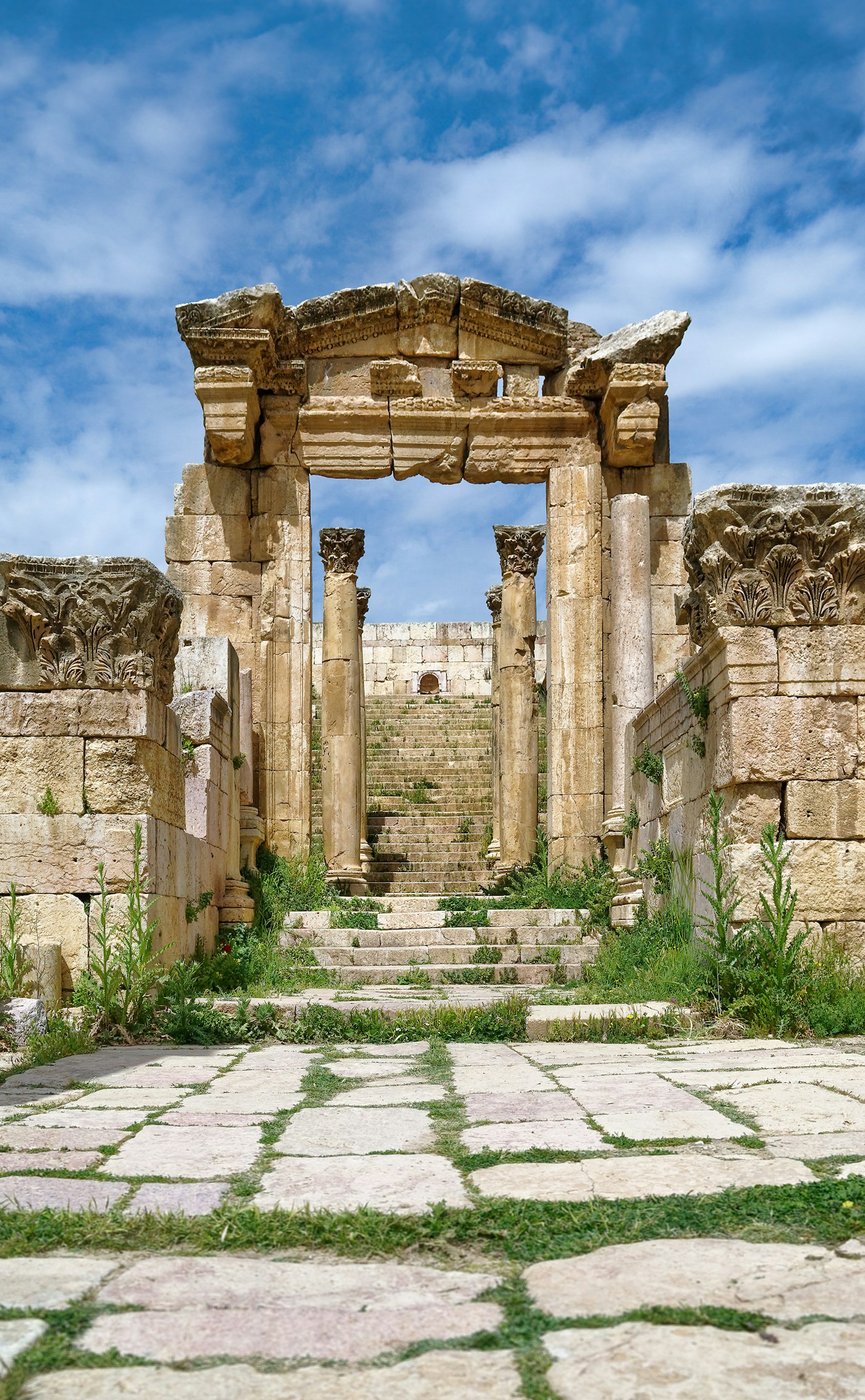 Roman columns at Jerash